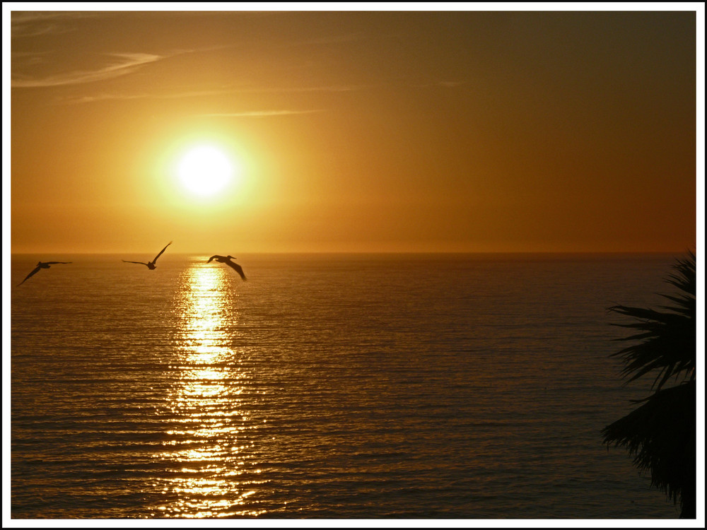 Sonnenuntergang in Italien