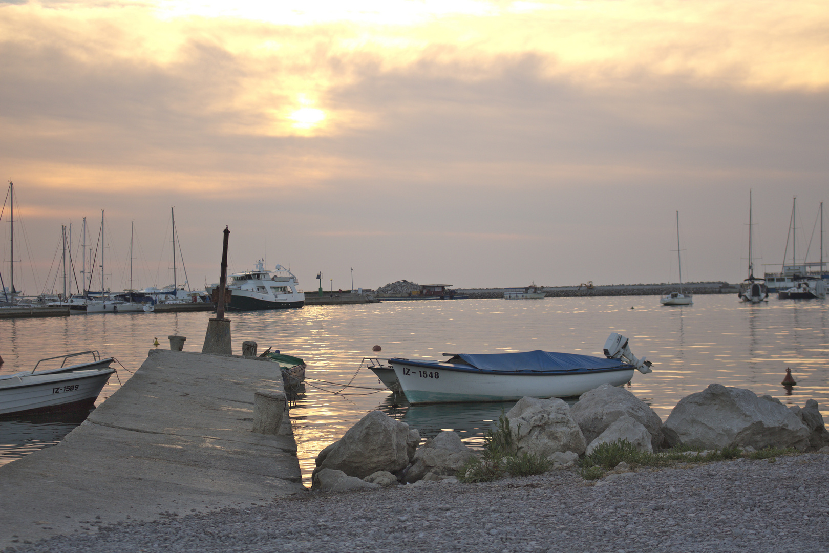 Sonnenuntergang in Izola