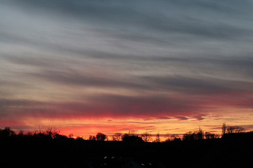 Sonnenuntergang in Jöhlingen