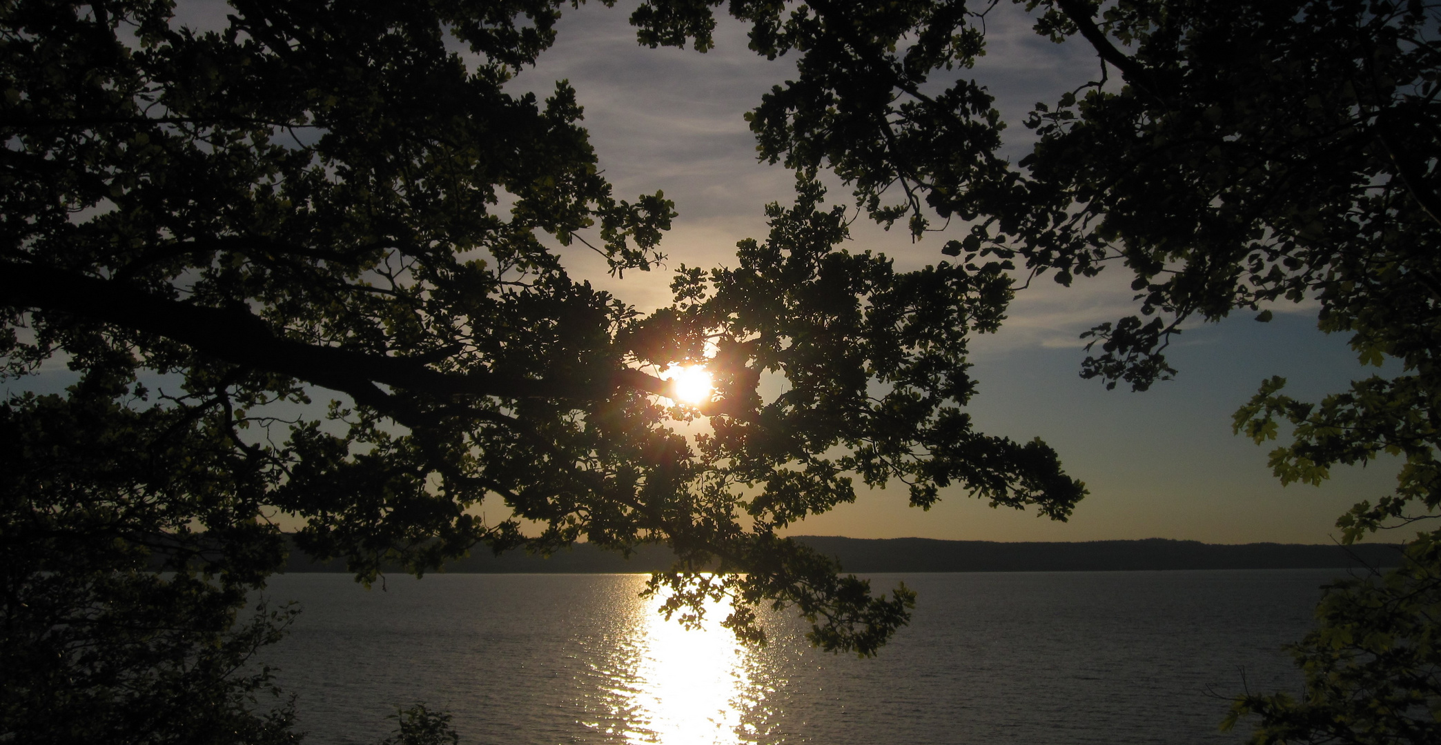 Sonnenuntergang in Jönköping