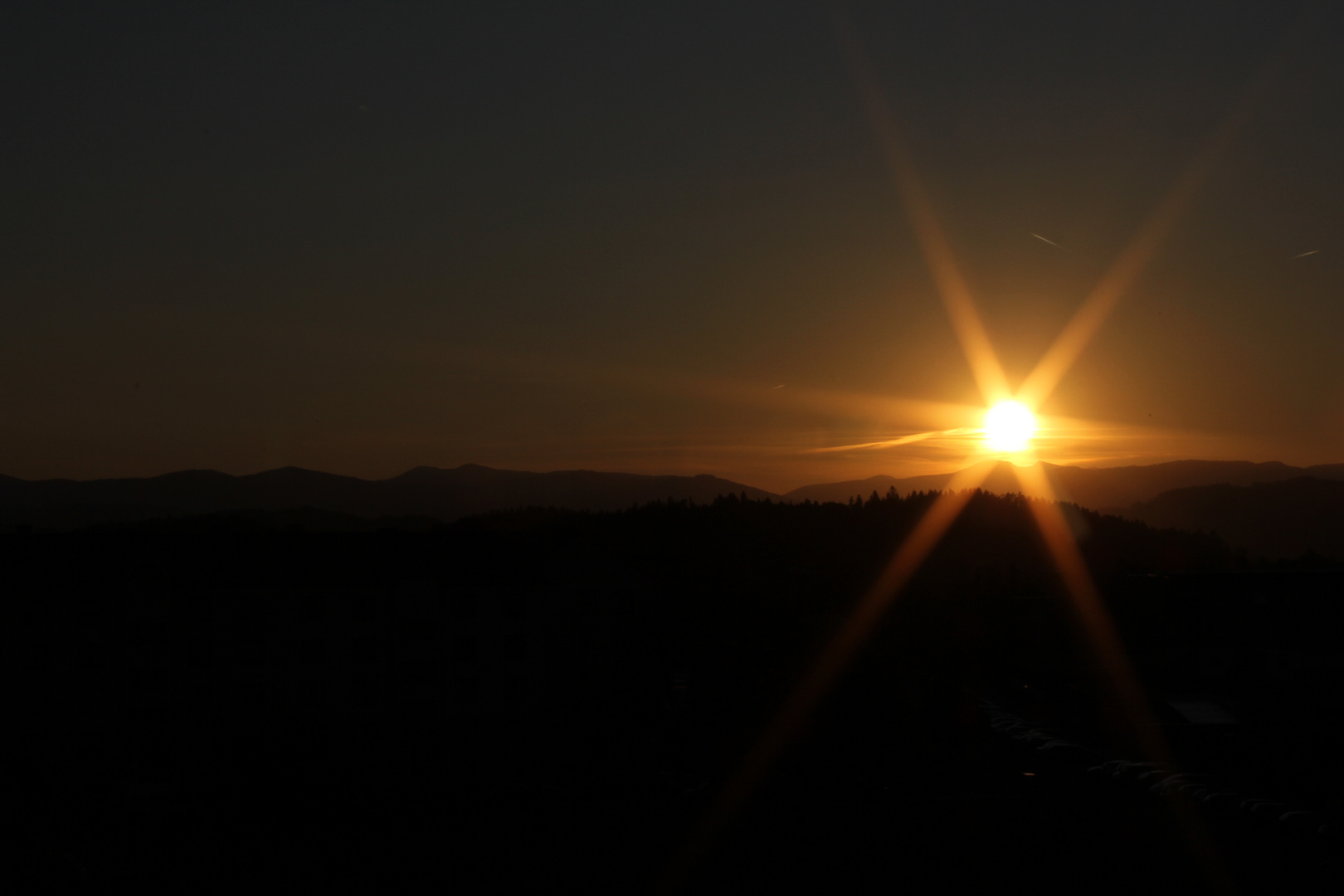 Sonnenuntergang in Kärnten