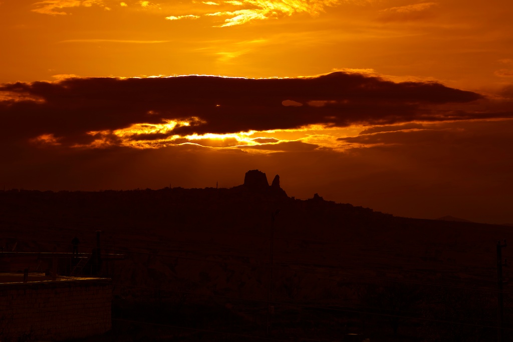 Sonnenuntergang In Kappadokien