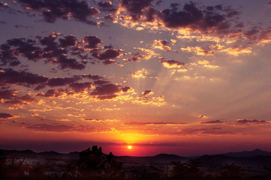 Sonnenuntergang in Kappadokien