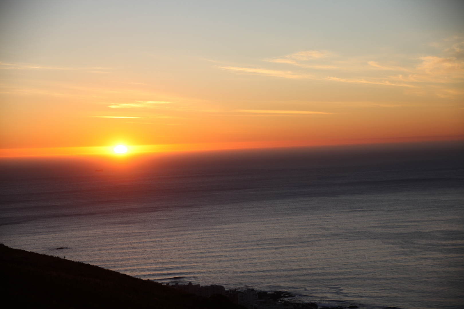Sonnenuntergang in Kapstadt