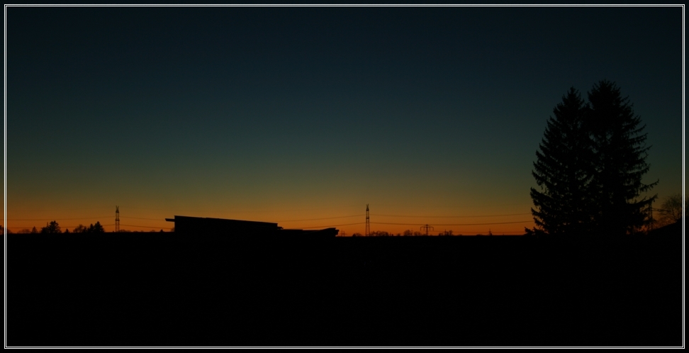 Sonnenuntergang in Karlsfeld