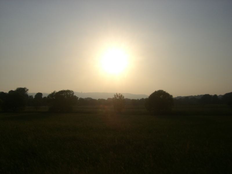 Sonnenuntergang in Kassel