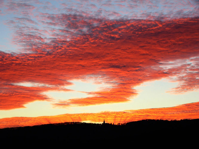 Sonnenuntergang in Kassel