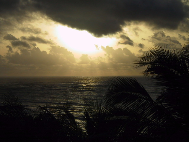 Sonnenuntergang in Kenia Diani Beach 2006