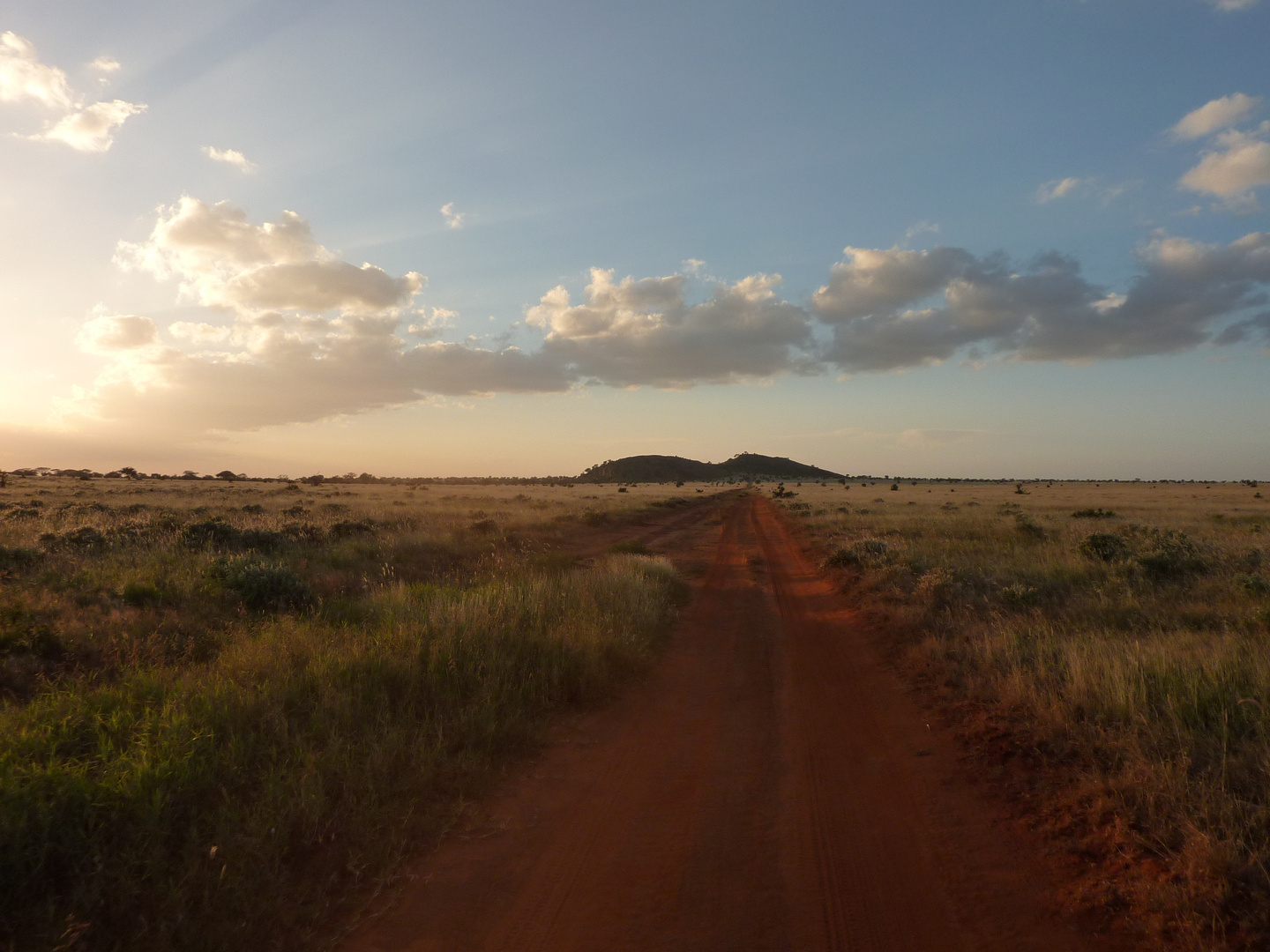 Sonnenuntergang in Kenya