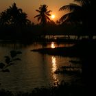 Sonnenuntergang in Kerala