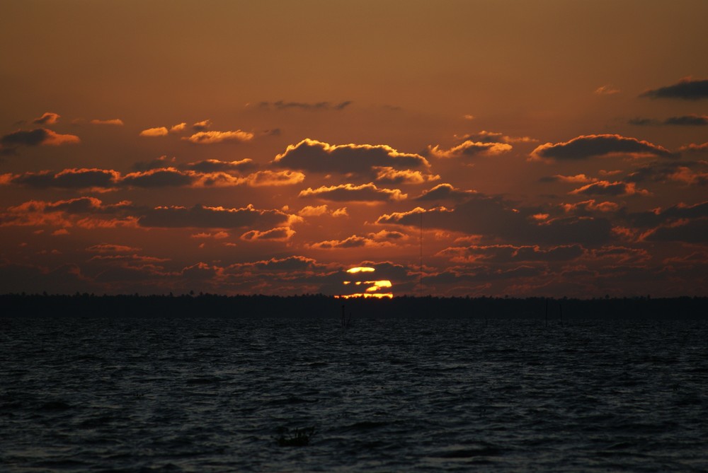 Sonnenuntergang in Kerala - Indien