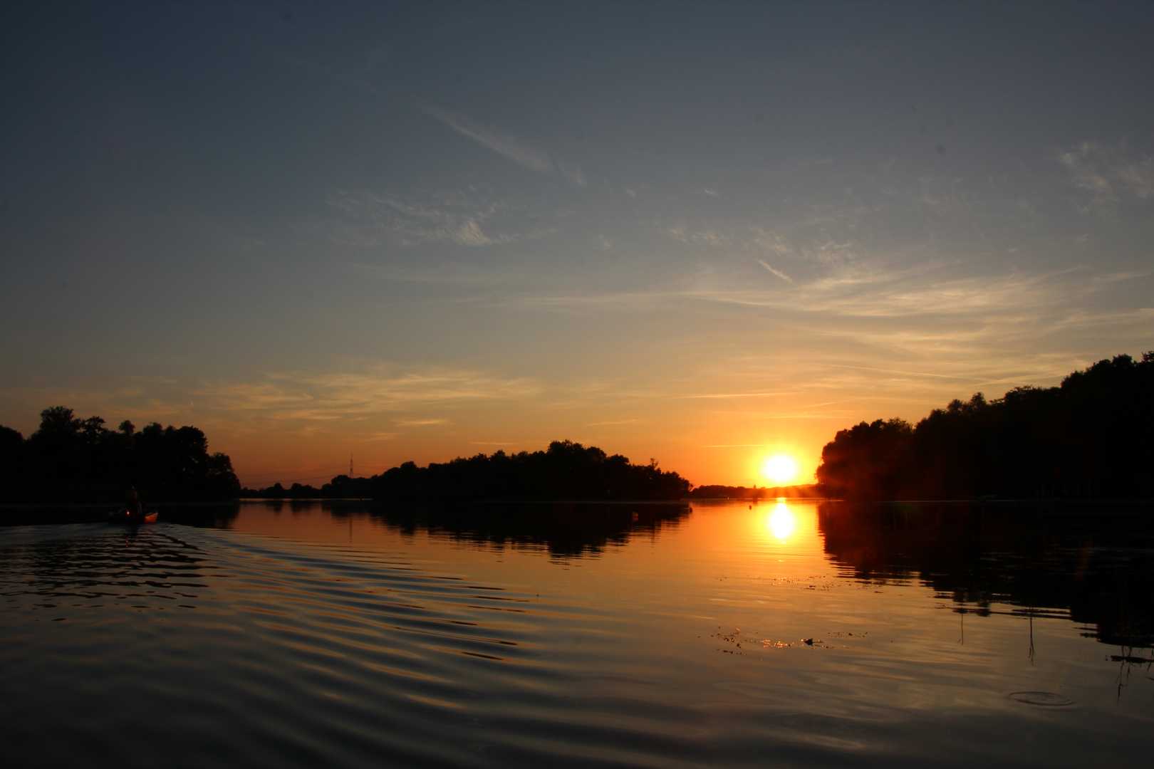 Sonnenuntergang in Ketzin