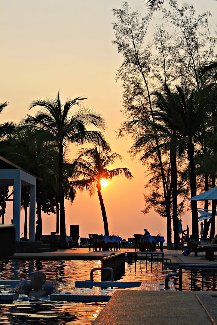 Sonnenuntergang in Khao Lak