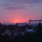 Sonnenuntergang in Kiel