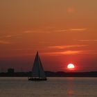 Sonnenuntergang in Kiel