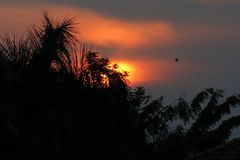 Sonnenuntergang in Kigali