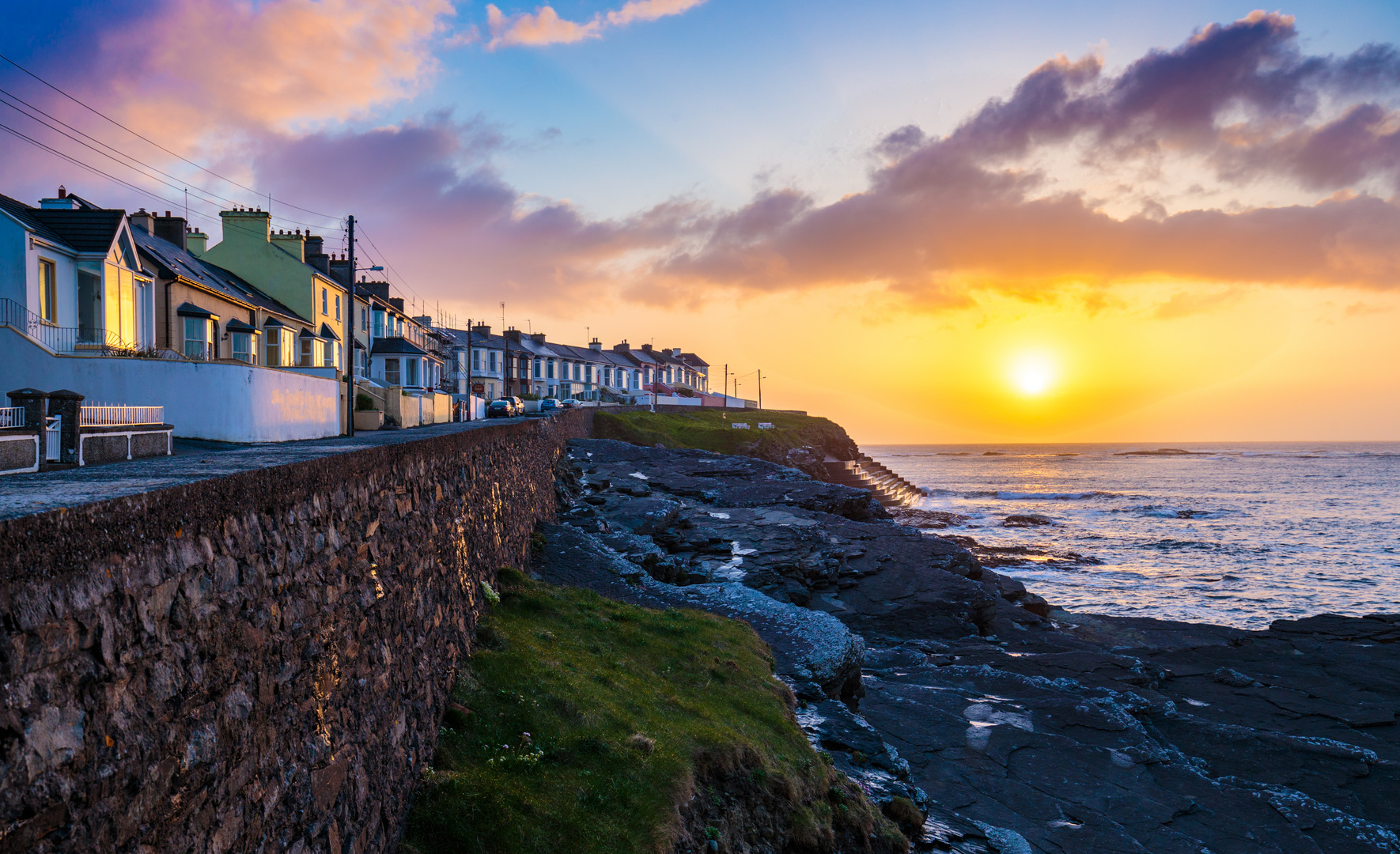 Sonnenuntergang in Kilkee