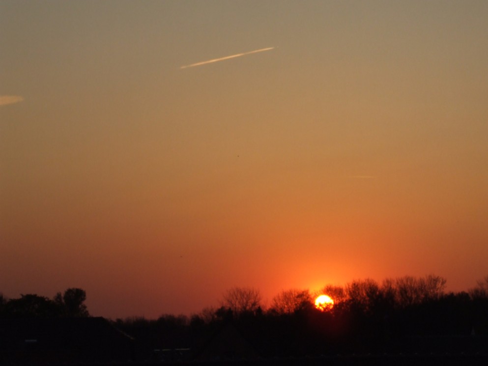 Sonnenuntergang in Kirchheim