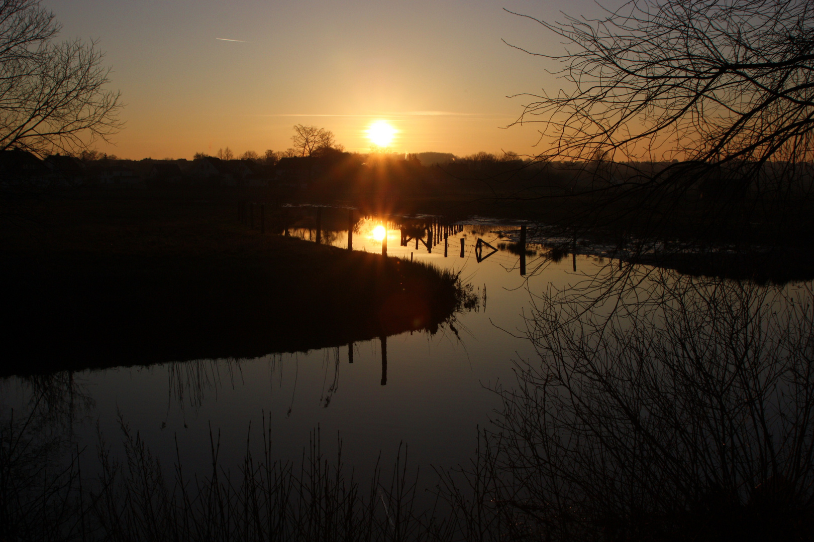 Sonnenuntergang in Kirchlengern