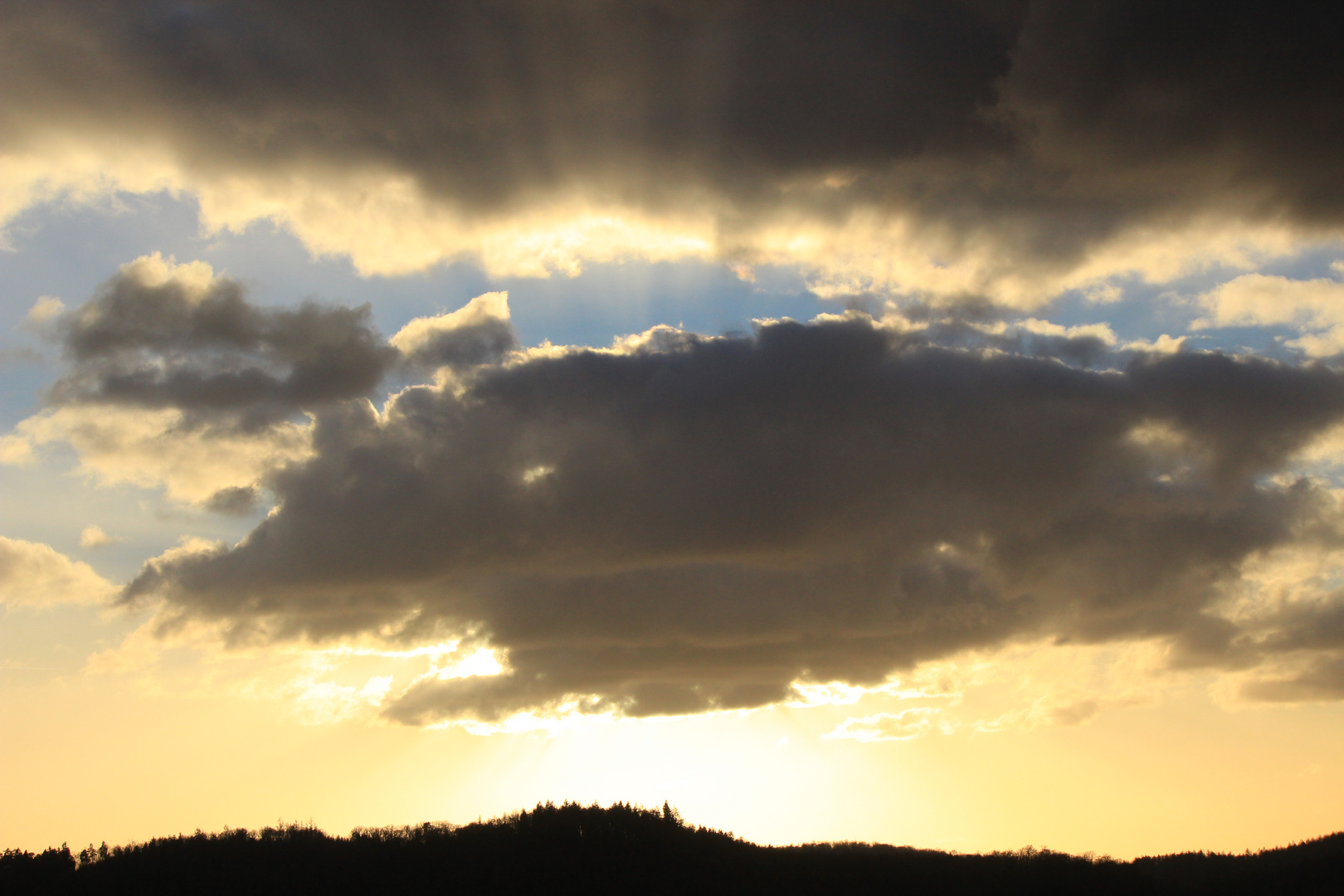 Sonnenuntergang in Kirkel (Saarland) 2