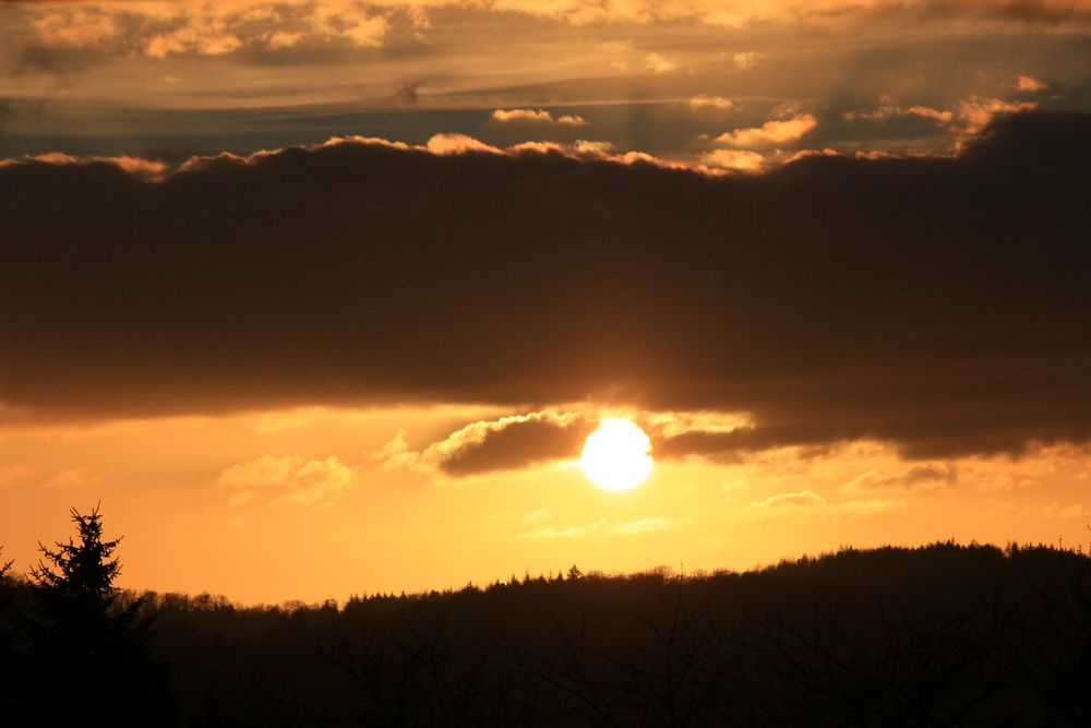 Sonnenuntergang in Kirkel (Saarland) 5