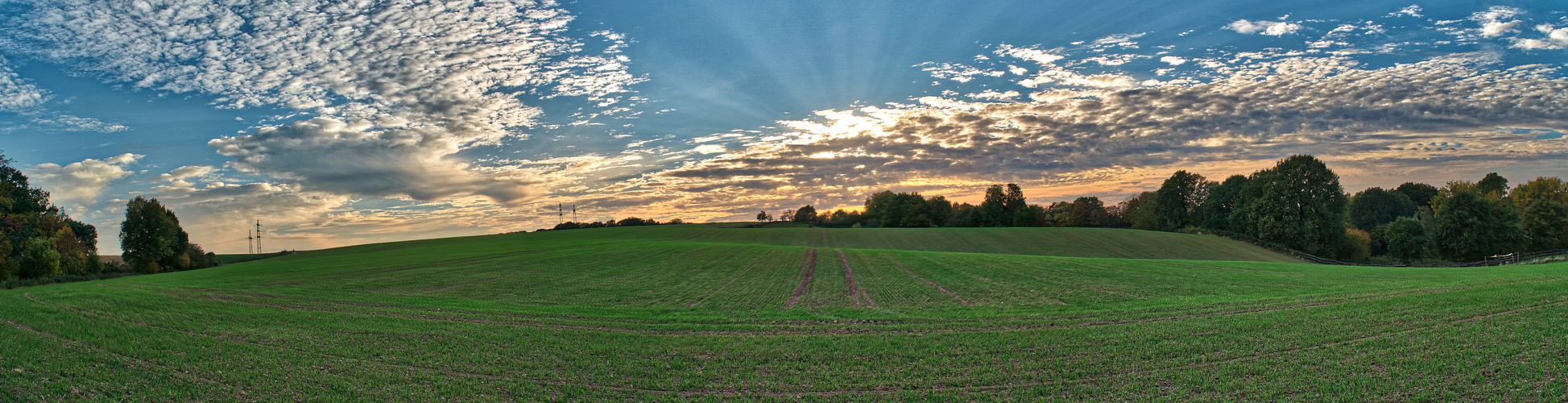 Sonnenuntergang in Knittkuhl