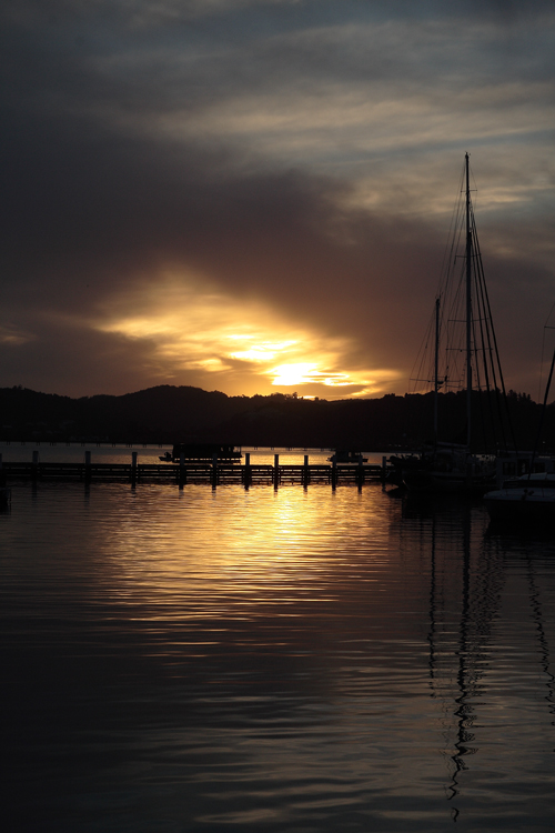 Sonnenuntergang in Knysna