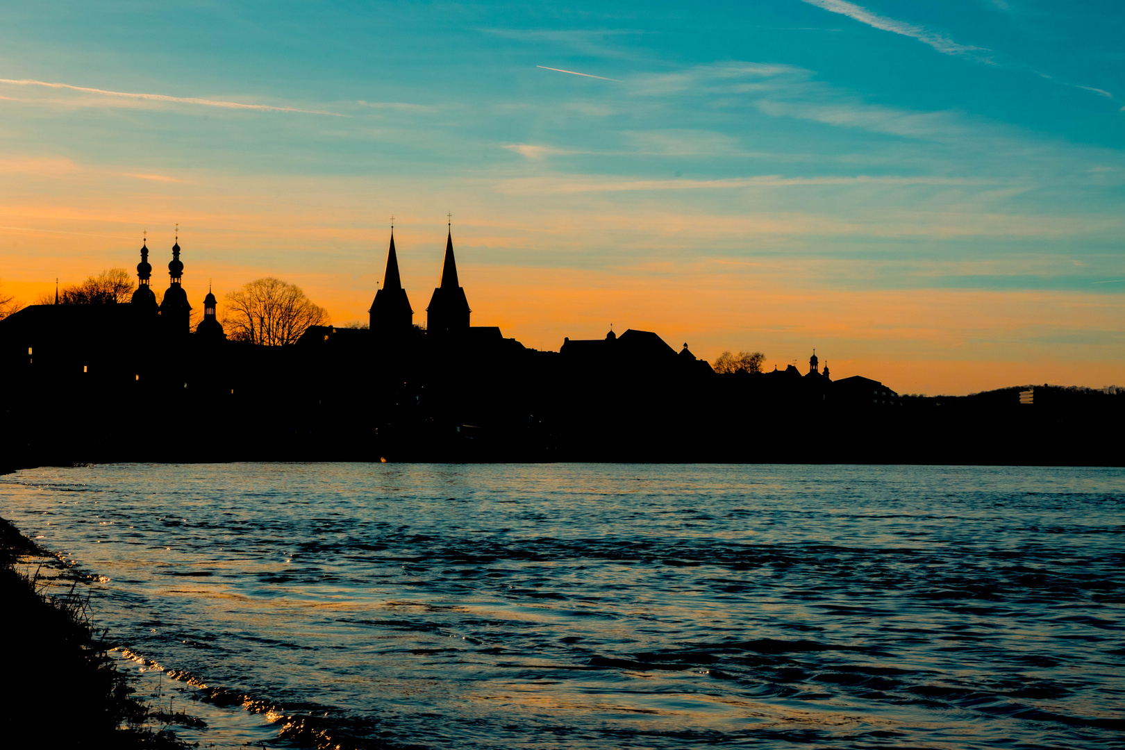 Sonnenuntergang in Koblenz