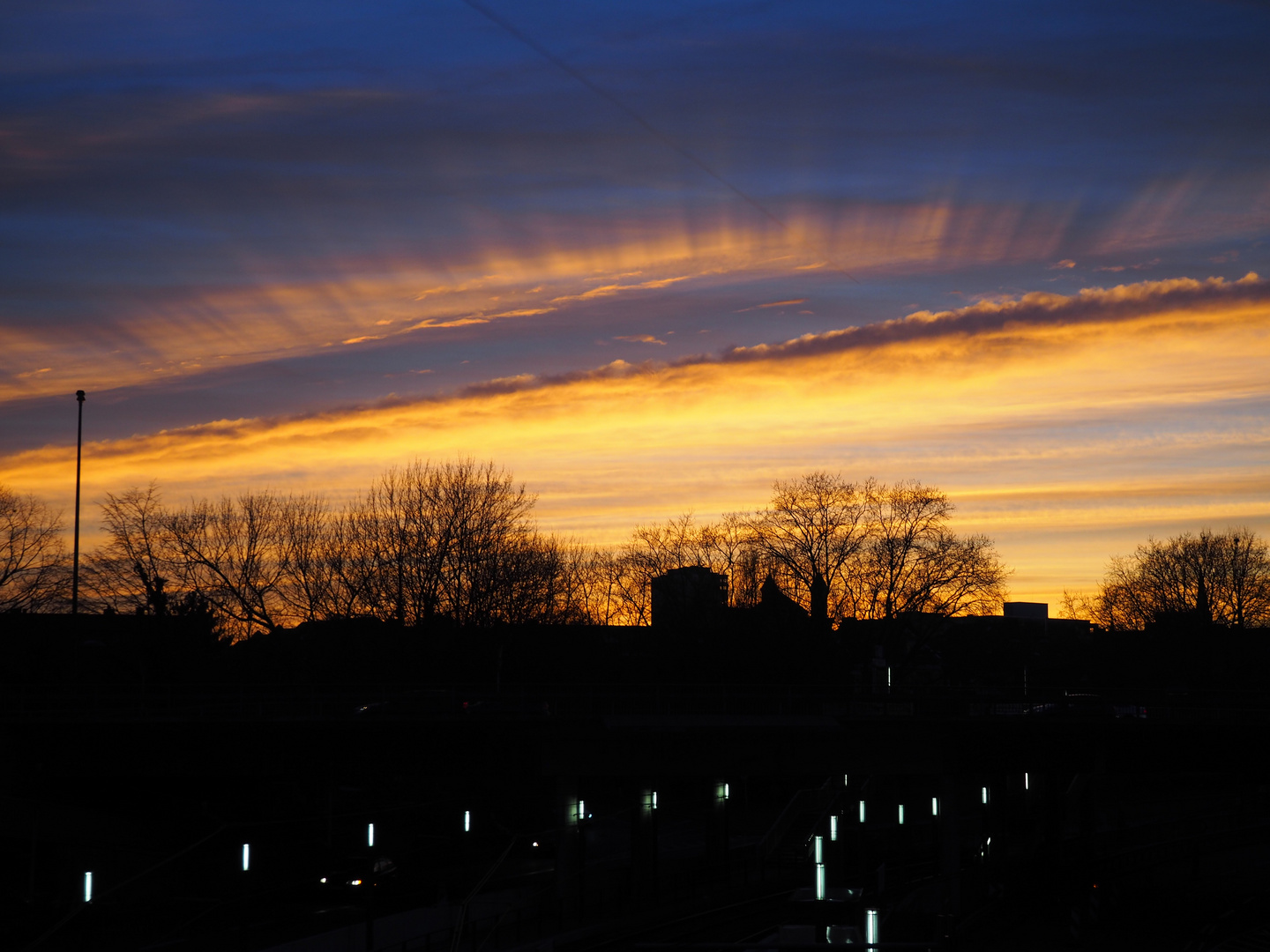 Sonnenuntergang in Köln