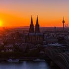 Sonnenuntergang in Köln