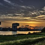 Sonnenuntergang in Köln