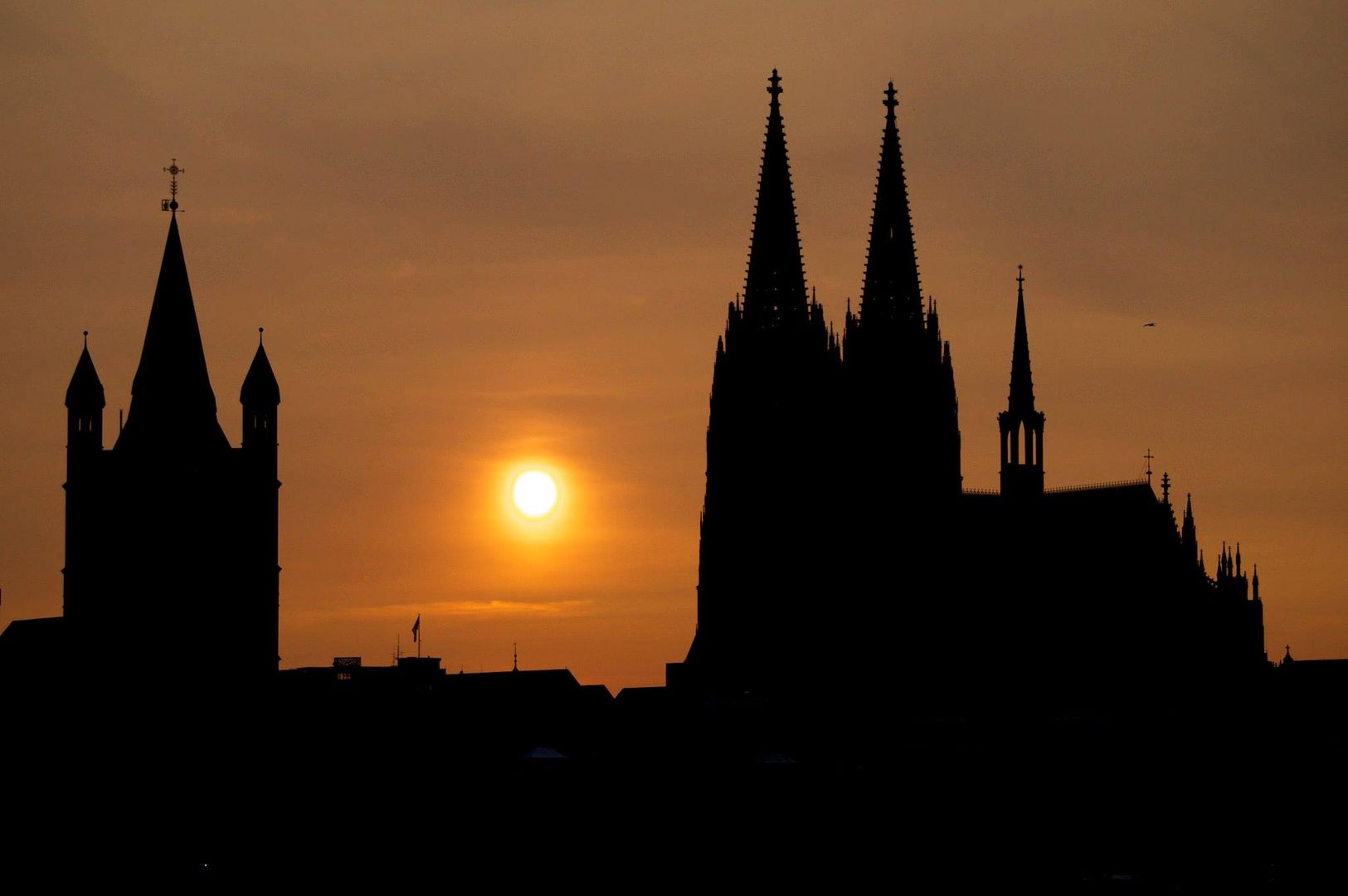 Sonnenuntergang in Köln