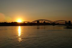 Sonnenuntergang in Köln