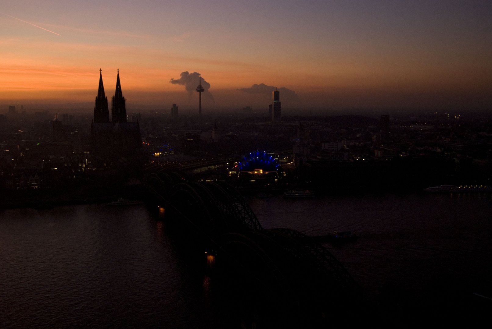 Sonnenuntergang in Köln