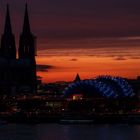 Sonnenuntergang in Köln