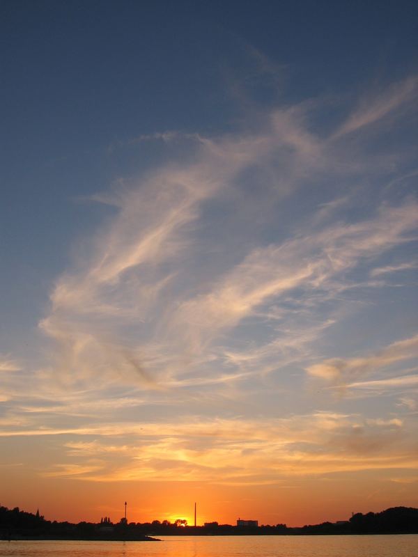 Sonnenuntergang in Köln