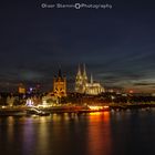 Sonnenuntergang in Köln. Cologne, Germany at sunset.