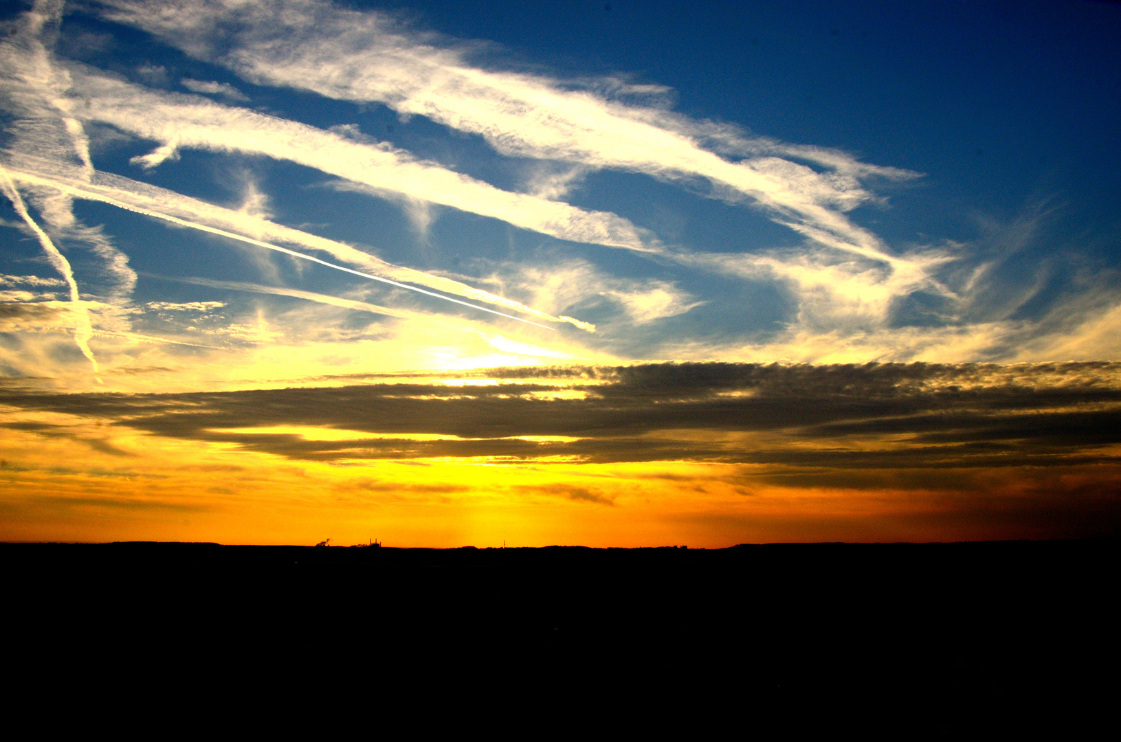 Sonnenuntergang in Köln