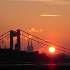 Sonnenuntergang in Köln