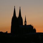 Sonnenuntergang in Köln im Juni 2005