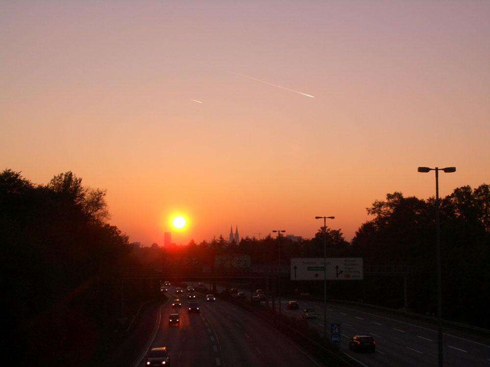 Sonnenuntergang in Köln1