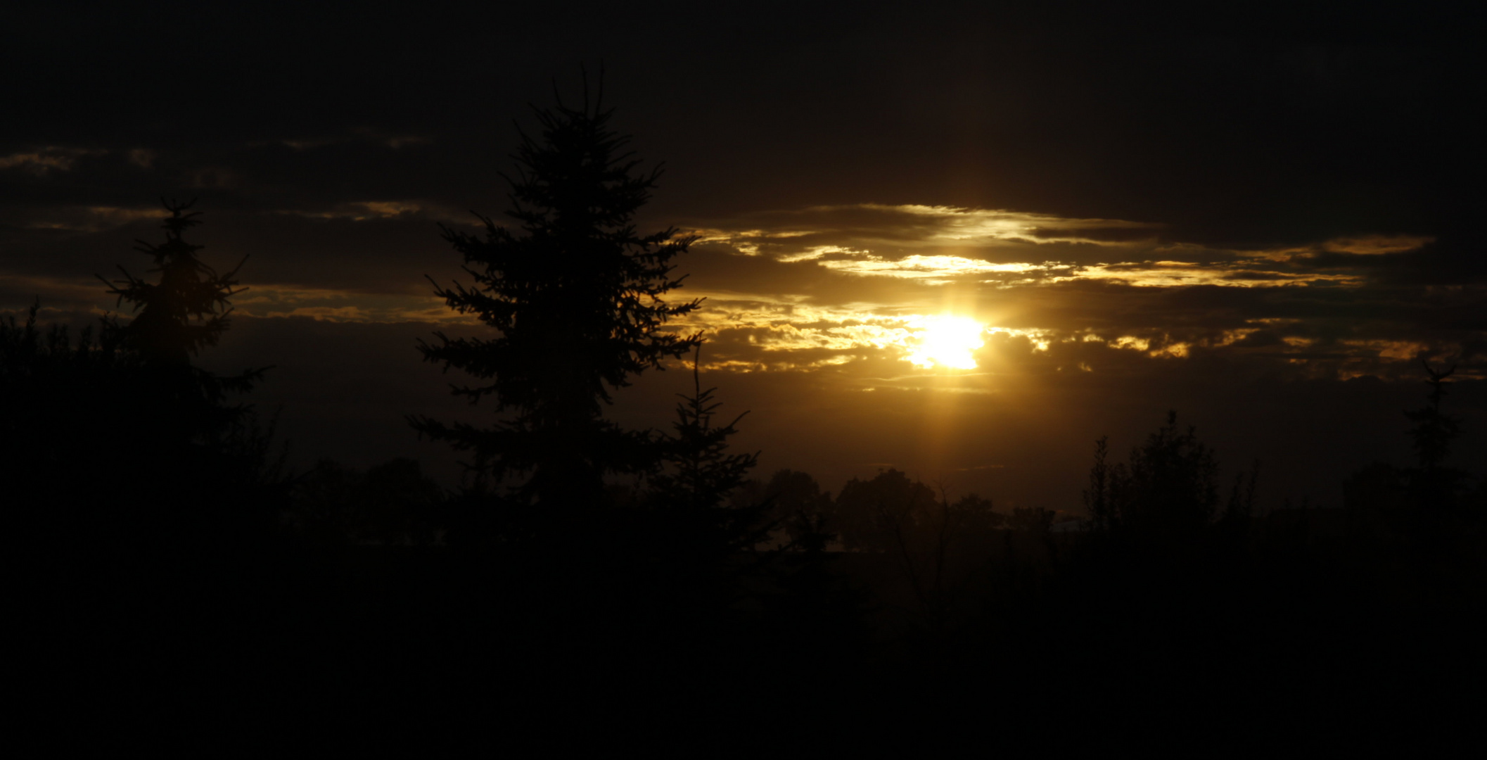 Sonnenuntergang in Köngernheim