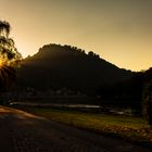 Sonnenuntergang in Königstein an der Elbe