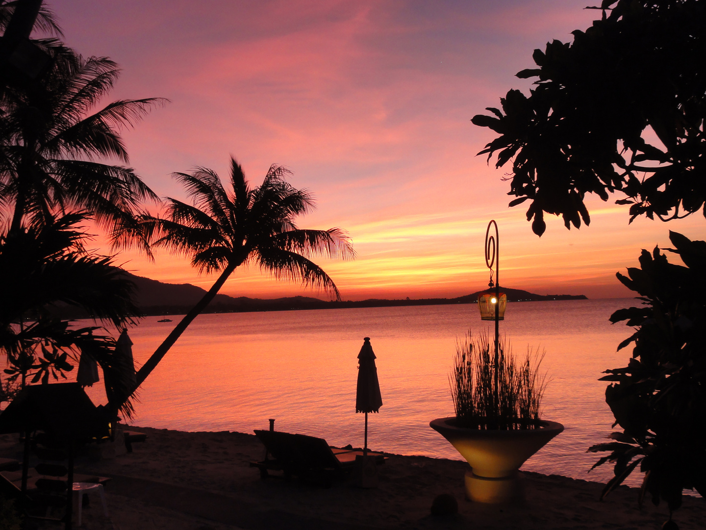 Sonnenuntergang in Koh Samui