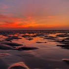 Sonnenuntergang in Koksijde/ Belgien