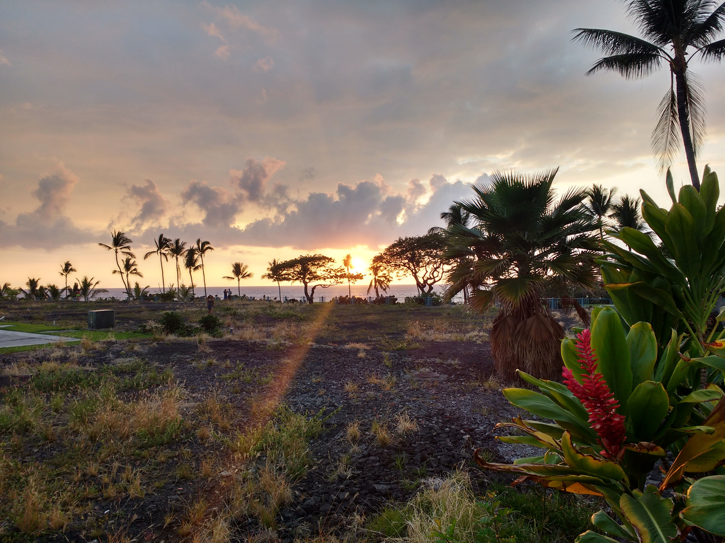 Sonnenuntergang in Kona, Hawaii