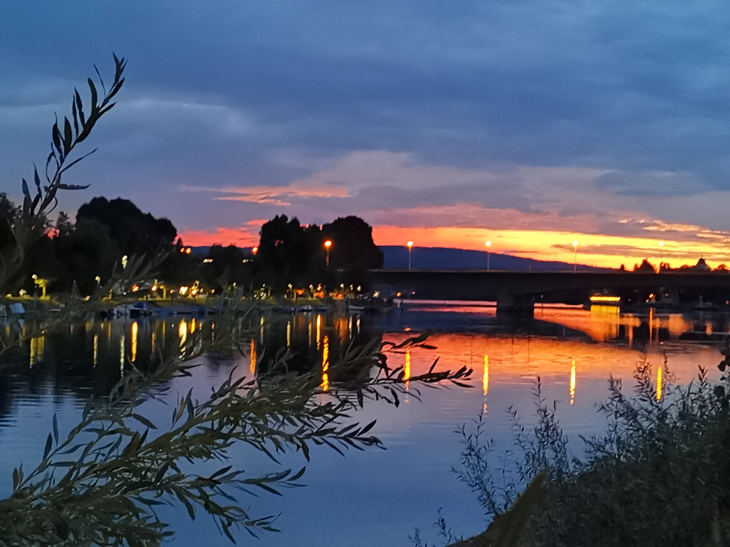 Sonnenuntergang in Konstanz 