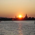 Sonnenuntergang in Konstanz