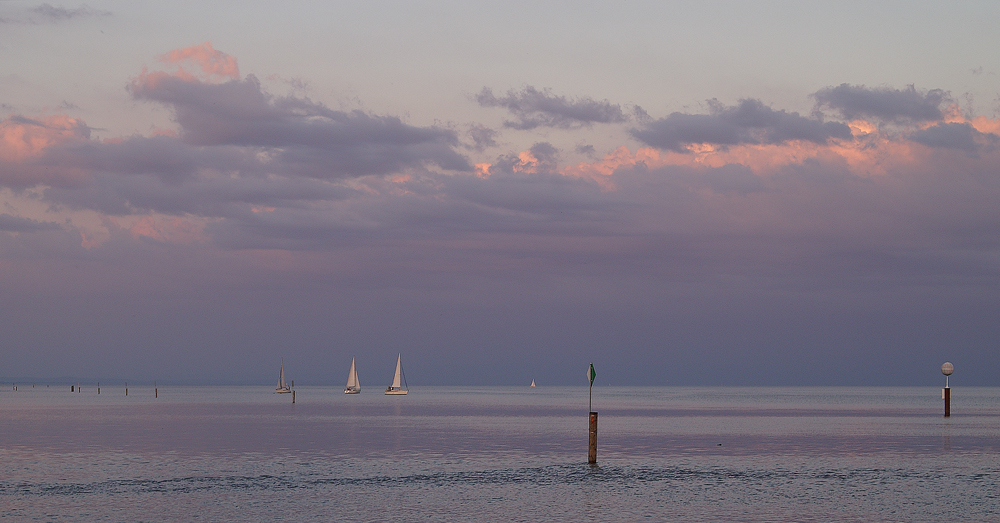 Sonnenuntergang in Konstanz