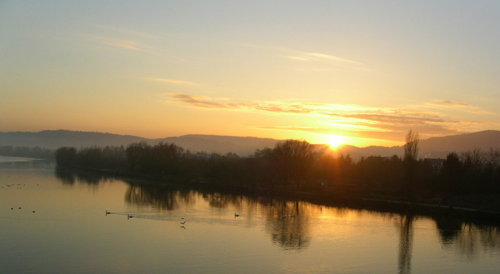 Sonnenuntergang in Konz